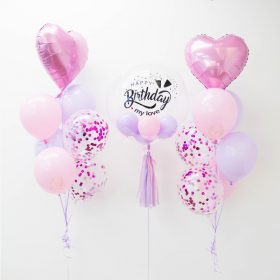 Deluxe Jumbo Bubble Balloon Bunch