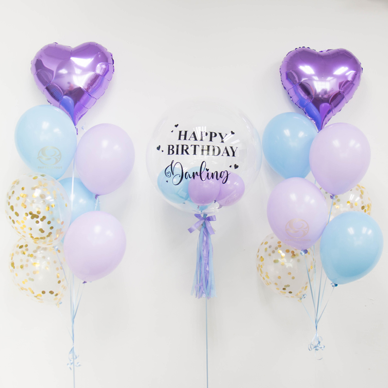 Deluxe Jumbo Bubble Balloon Bunch