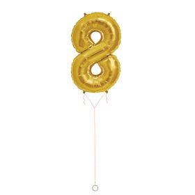 Single 40inch Number Foil Balloon (Helium Air)