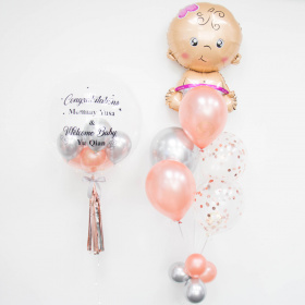 Athena Bubble Balloon Bunch