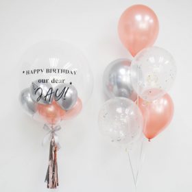 Grace Bubble Balloon Bunch