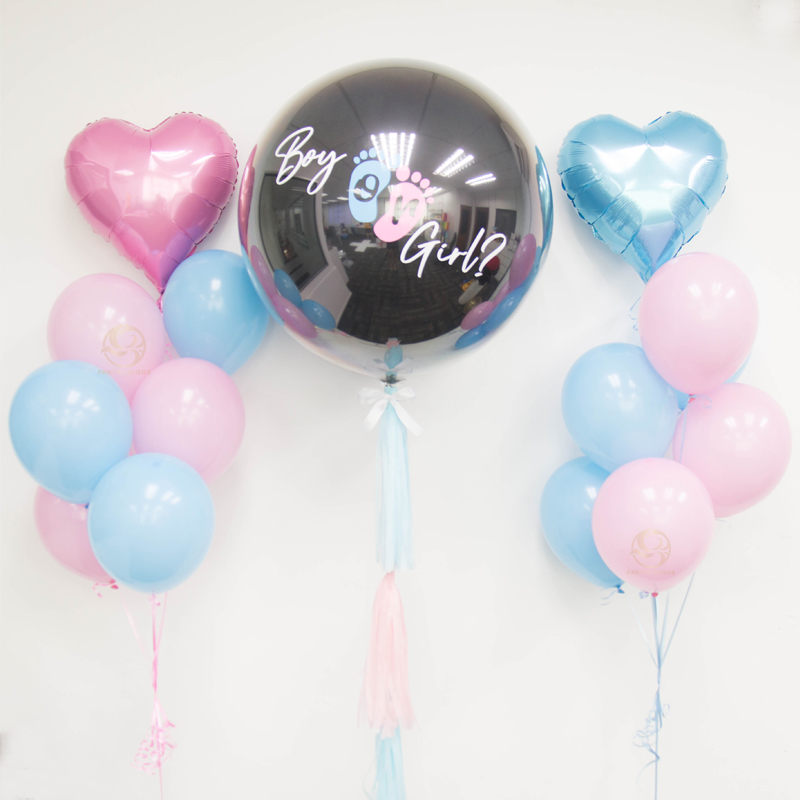 Gender Reveal Balloon Bunch Set A | Partylicious