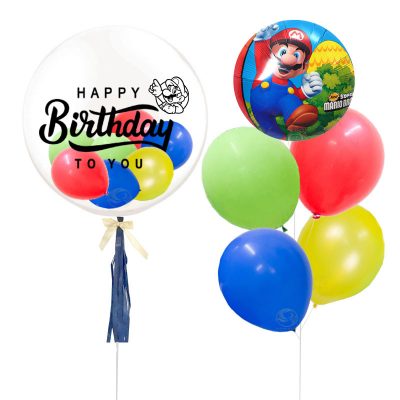 Super Mario themed balloon set