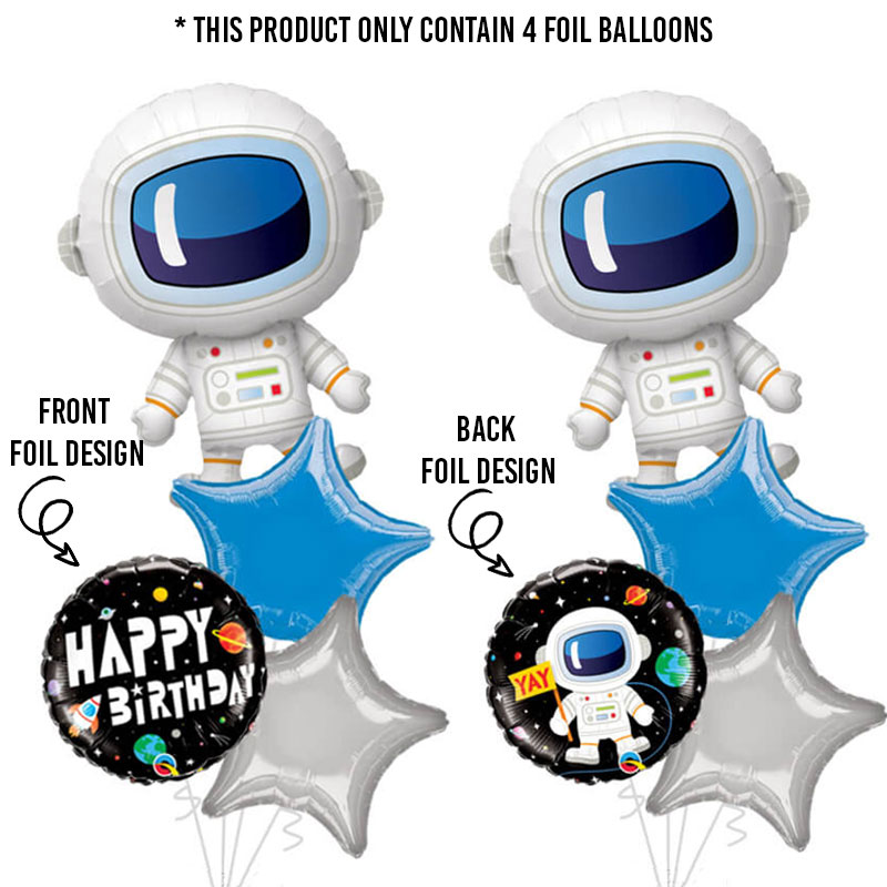 Astronaut Foil Balloon Bunch