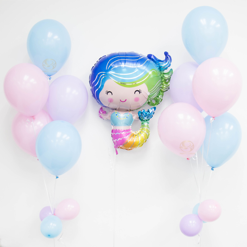 Deluxe Mermaid Latex Balloon Bunch