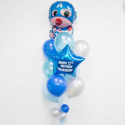 Captain America themed balloon set