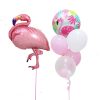 Flamingo Latex Balloon Bunch