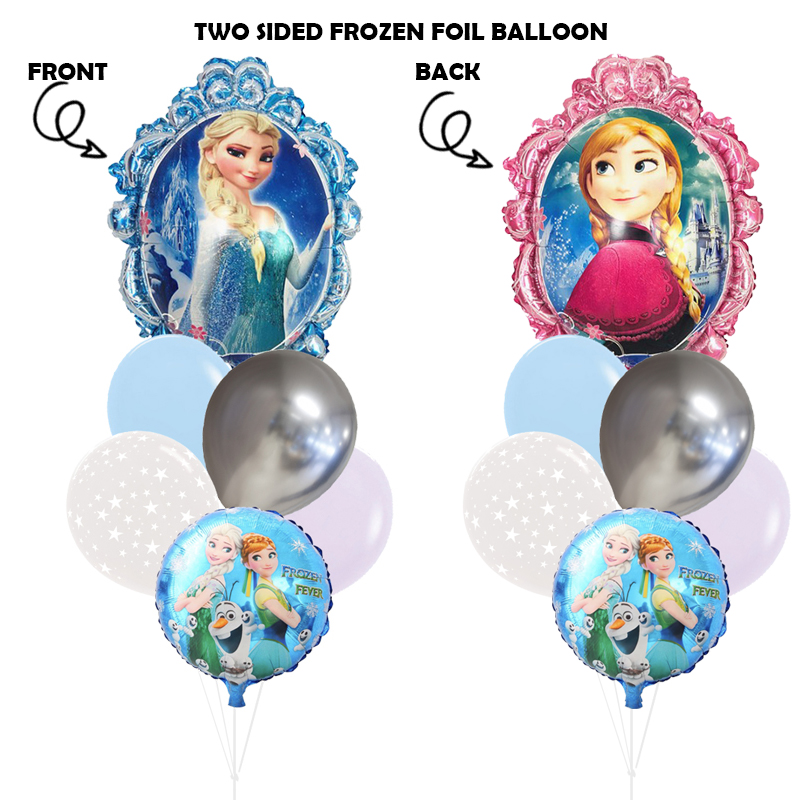 Frozen Latex Balloon Bunch