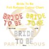 Bride To Be Foil Balloon