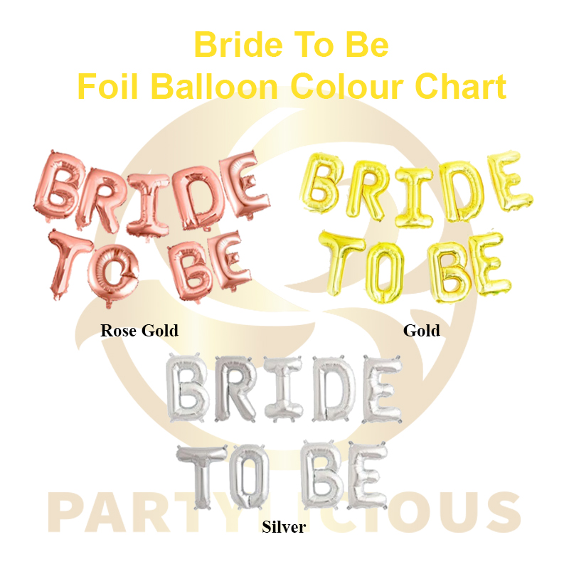 Bride To Be Foil Balloon