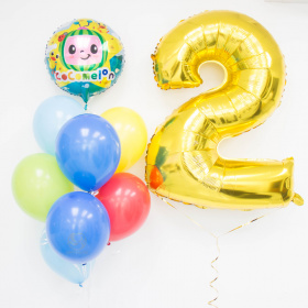 Cocomelon Number Balloon Bunch
