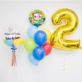 Deluxe Cocomelon Number Balloon Bunch
