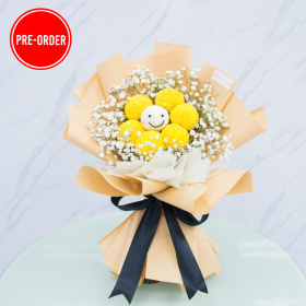 Sentimental Smiley Ping Pong Bouquet | Fresh