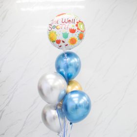 Get Well Soon Latex Balloon Bunch