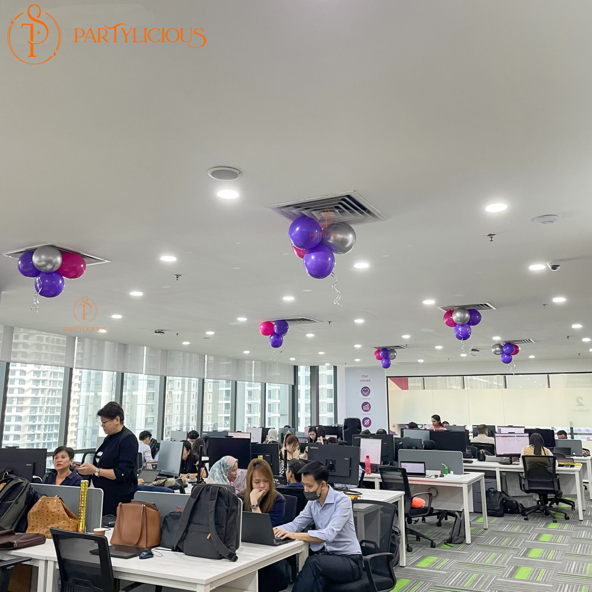 Ceiling Balloon Decoration