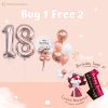 (B1F2) Rosalyn Number Balloon Bunch