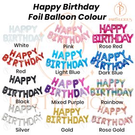 16inch Happy Birthday Foil Balloon (Normal Air)