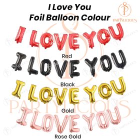 16inch I Love You Foil Balloon (Normal Air)