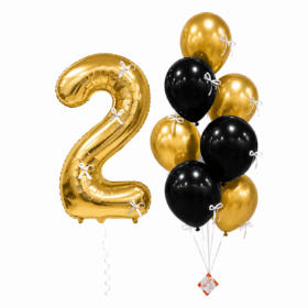 Breezy Number Balloon Bunch