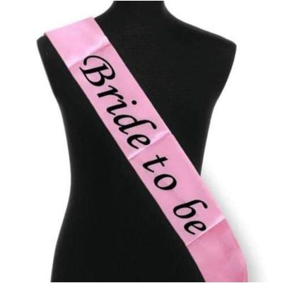 Bride To Be sash