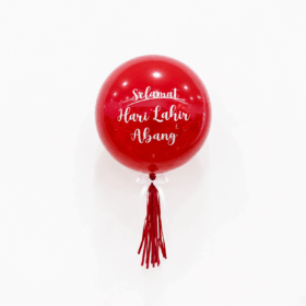 18inch Latex Bubble Balloon (Helium Air)