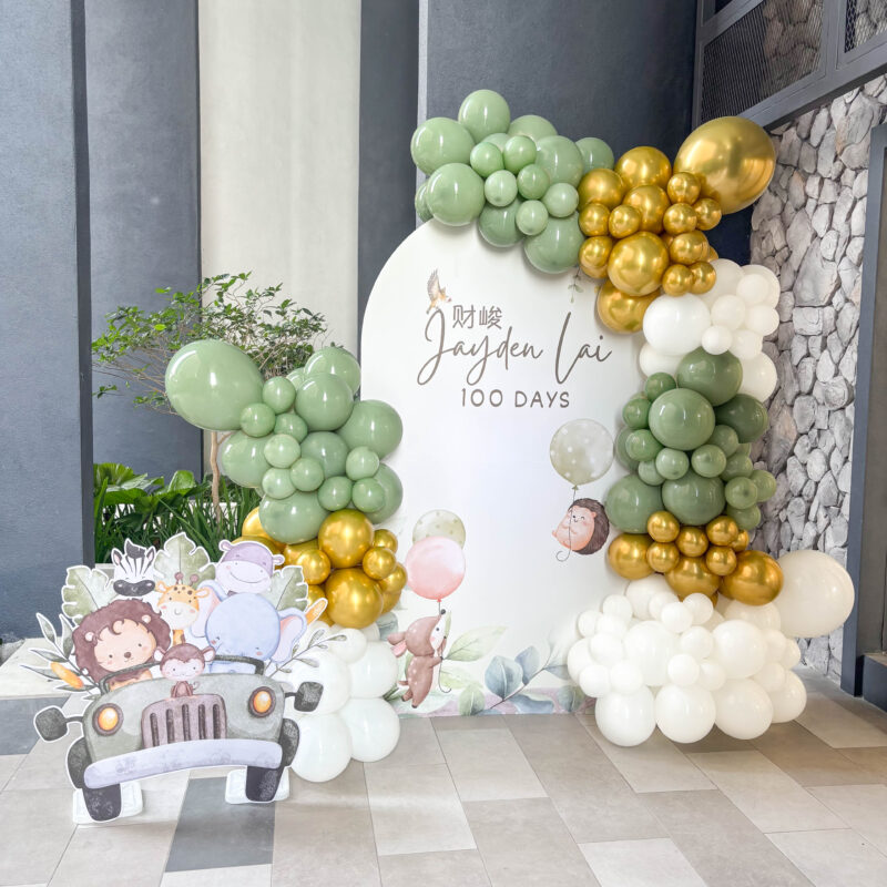 Safari Themed Foamboard Backdrop Package