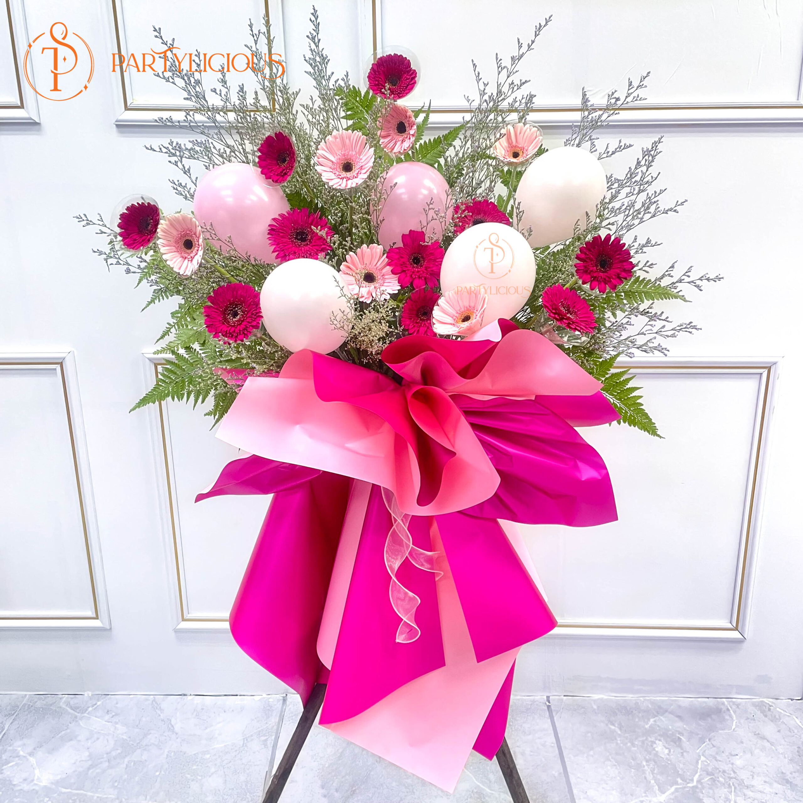 Blush Grand Opening Flower Stand