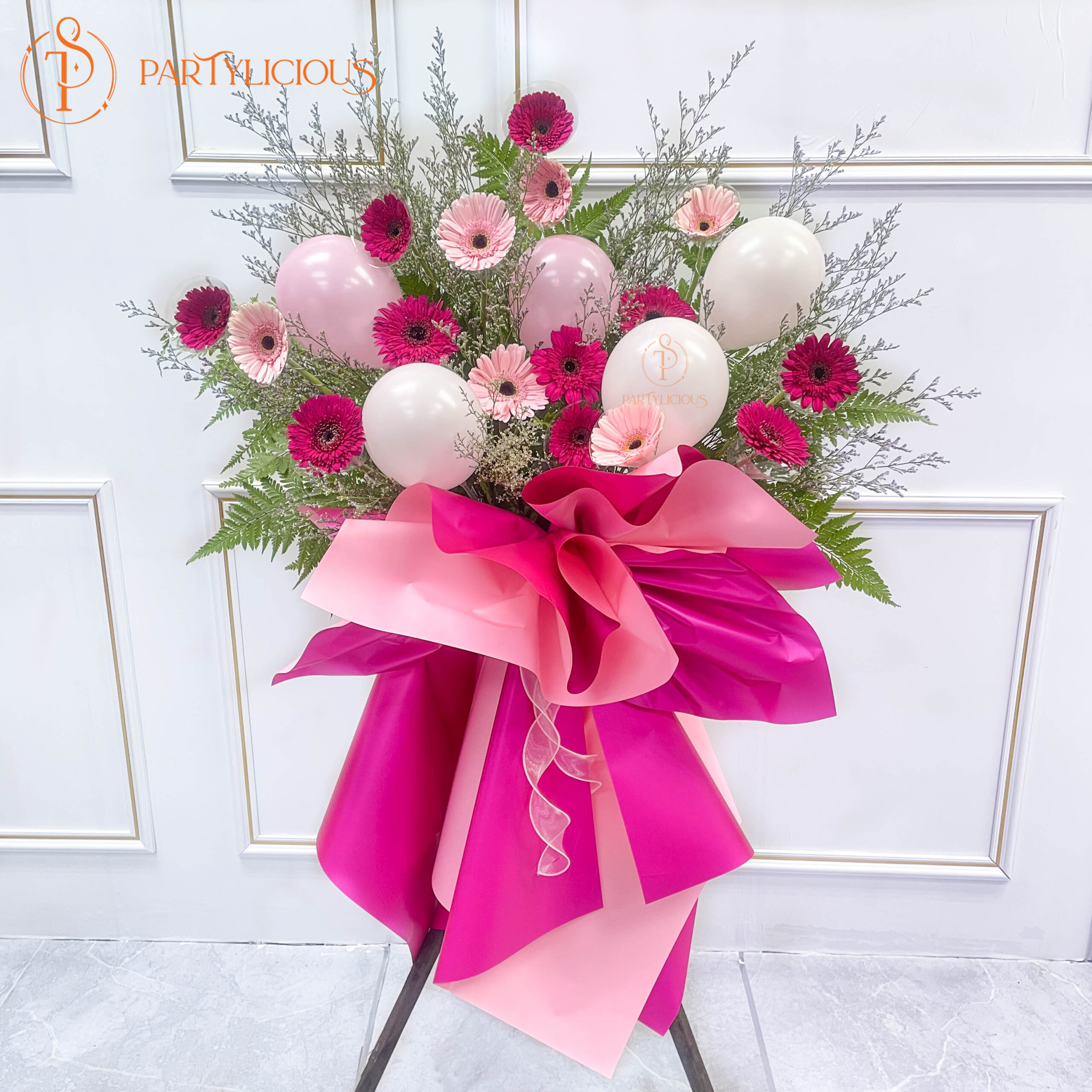 Blush Grand Opening Flower Stand
