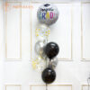 Congrats Graduation Latex Balloon Bunch