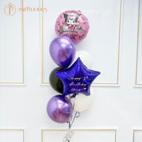 Sanrio Kuromi Latex Balloon Bunch