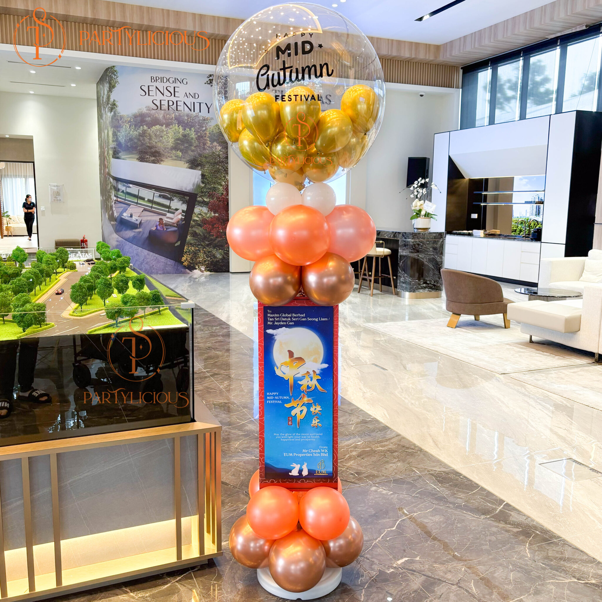 Foamboard Balloon Pillar