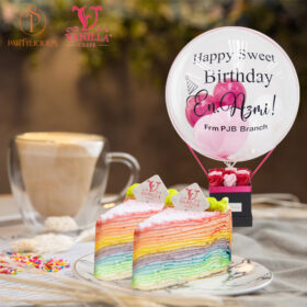 Sliced Cake Balloon Bundle E