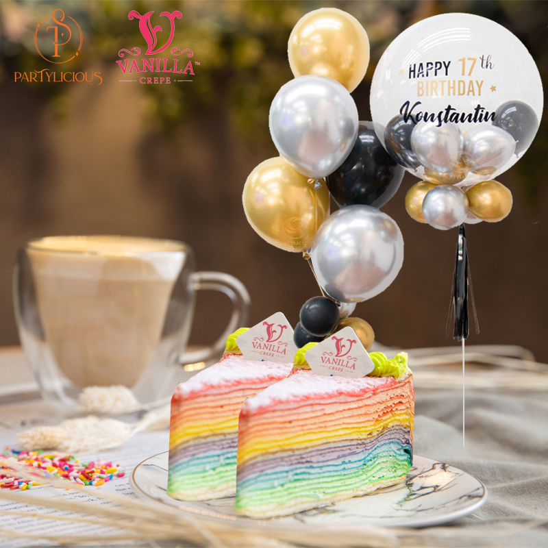 Sliced Cake Balloon Bundle B