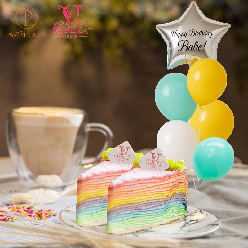 Sliced Cake Balloon Bundle