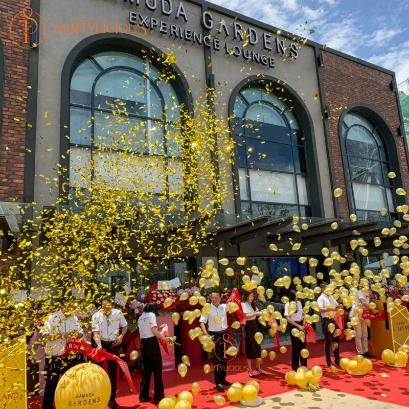 Gamuda Garden balloon popping ceremony