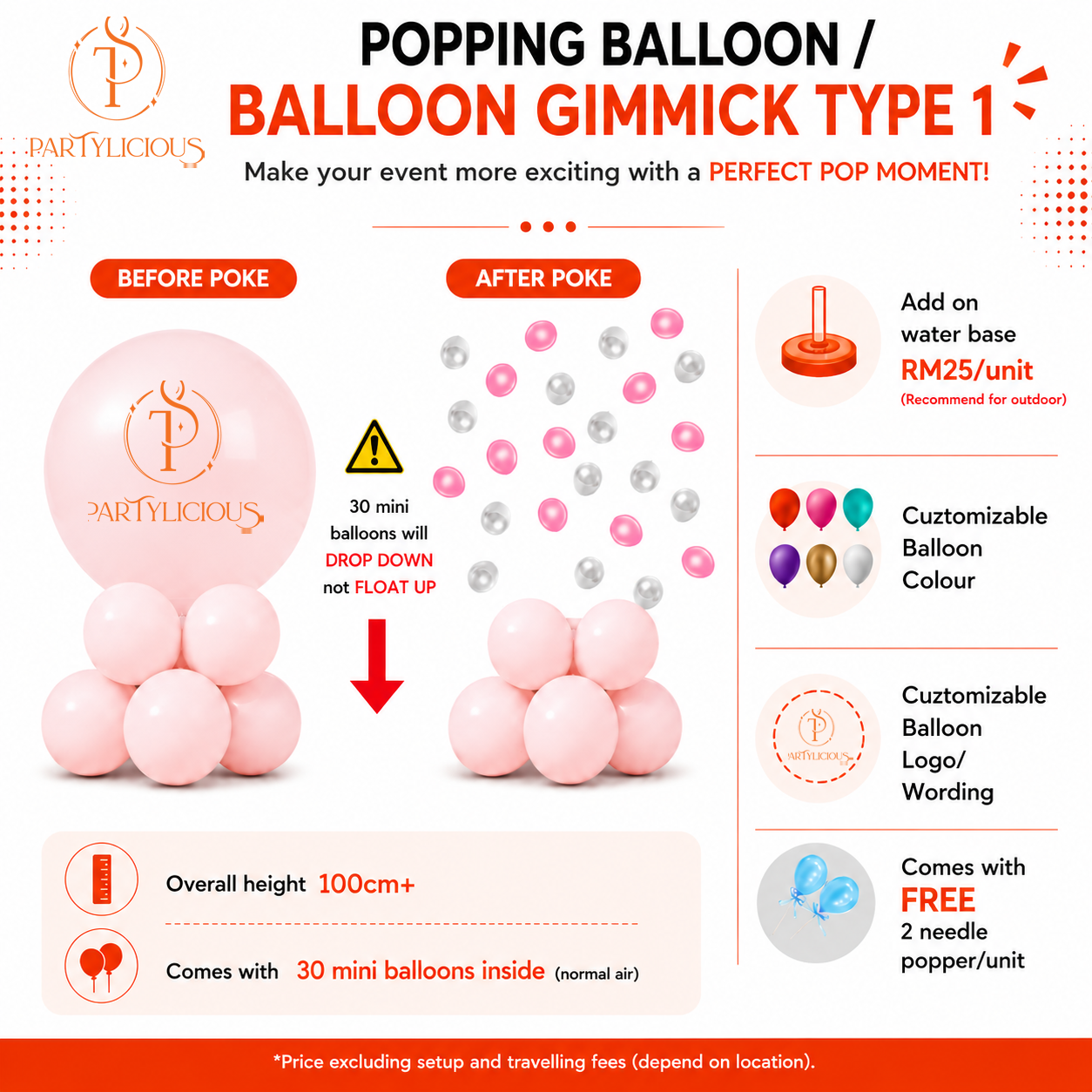 Balloon Popping Type 1 — Mini Balloon Drop