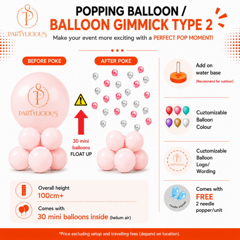 Balloon Popping (Balloon Gimmick) Type 2
