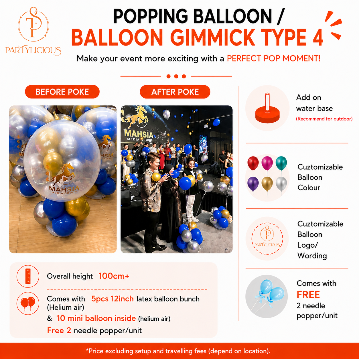 Balloon Popping Type 4 — Bunch + Mini Combo