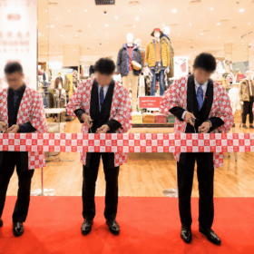 Printing Type Cutting Ceremony