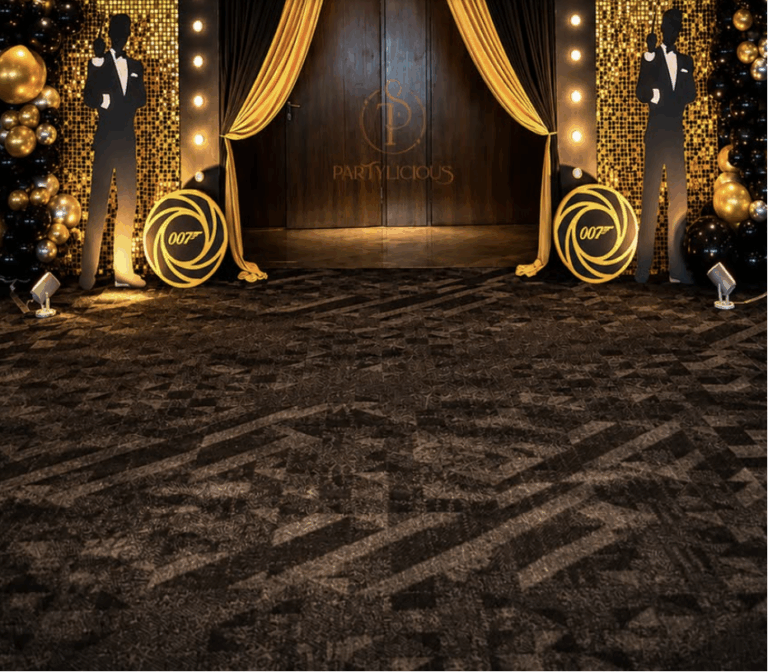 DKSH themed gala night entrance structure and decoration in Kuala Lumpur