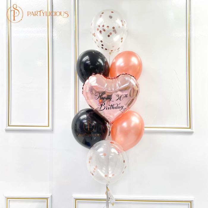 Balloon shop in Kuala Lumpur - helium balloon bouquets ready for same day delivery