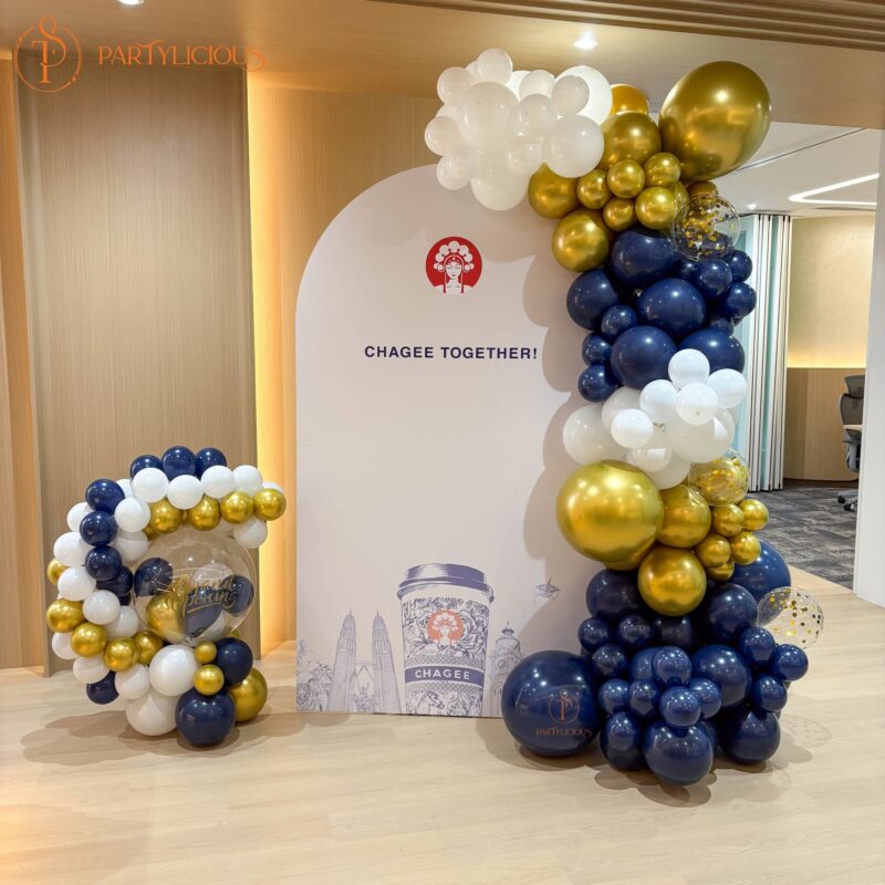 Chagee Balloon Backdrop Decoration